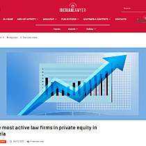 The most active law firms in private equity in Iberia